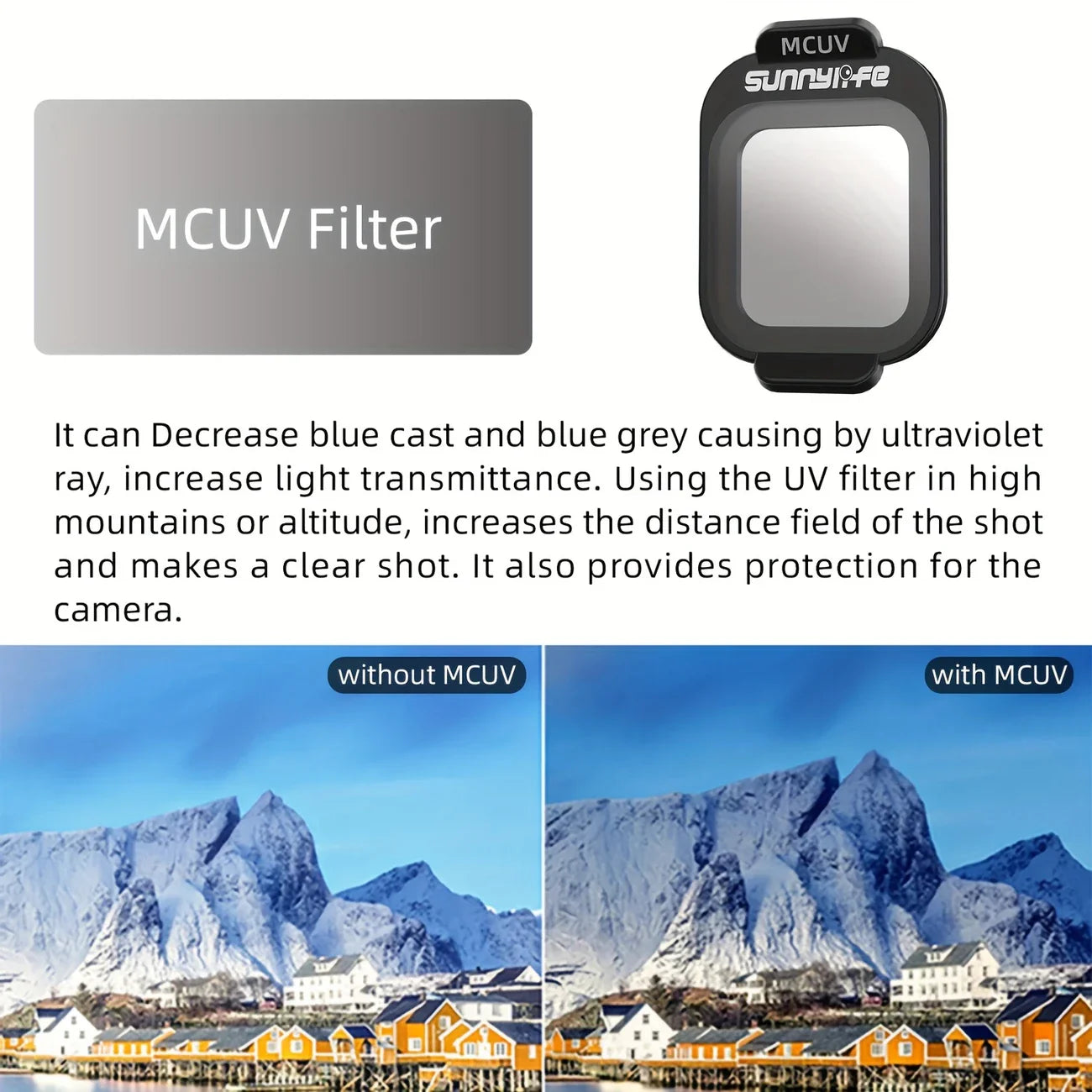Filter Set for DJI Flip (ND16/ND32/ND64/ND128/CPL/UV)
