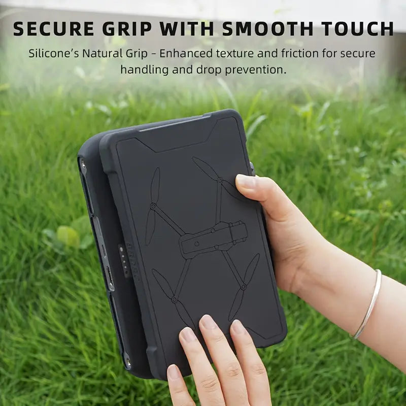 2pcs Silicone Case + Screen Protector and Dust Cover Set for DJI Mavic 4 Pro RC PRO 2 Remote Control