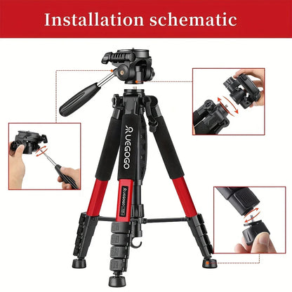 Aluminium Professional 187.96 cm Tripod