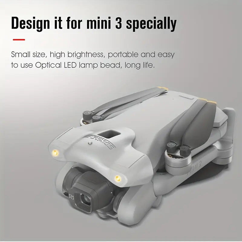 STARTRC Mini 3 Glasses Light, Headlight Flashing Warning Light, Drone Night Flight Colourful Light