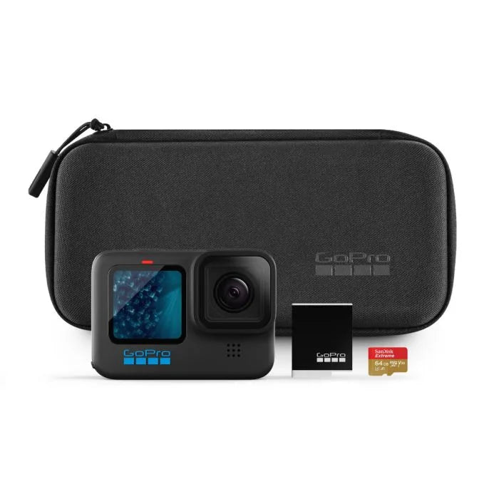 GoPro HERO12 Action Camera Speciality Bundle with 64GB Memory Card - Black