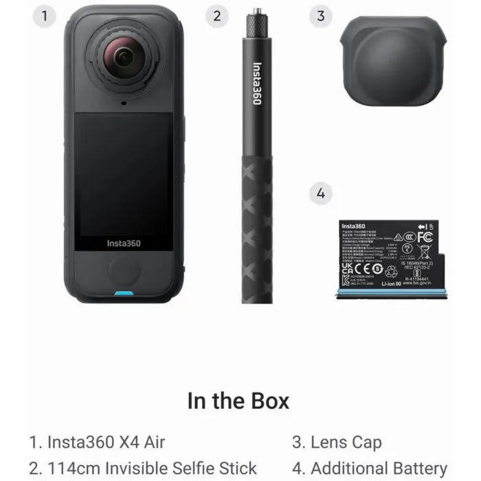 Insta360 X4 AIR - 8K 360 Action Camera Starter Bundle